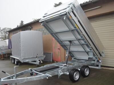 Brenderup 3 Seitenkipper 2700 Kg 3250x1800x800 mm TT5325ATB Bordwandaufsatz