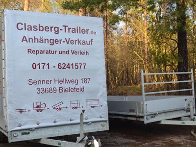 Mietanhänger 17 Plane 3000 Kg 6000x2000x2000 mm