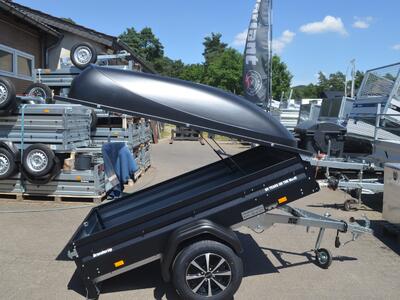 Brenderup 1205SUB 750 Kg 204x116x35 kippbar Black Edition Deckel