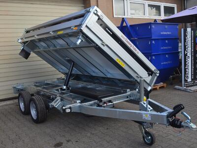 Brenderup 3 Seitenkipper 3500 Kg 325x180x35 TT5325ATB3500 perforierter Stahlboden