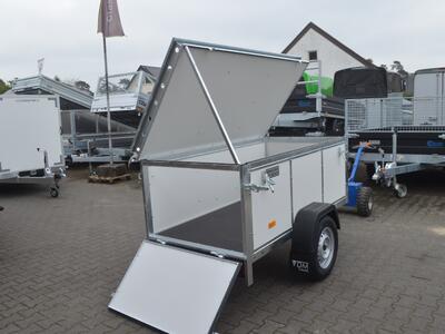VDM Trailers Deckelanhänger 750 Kg 200x100x64 weiss