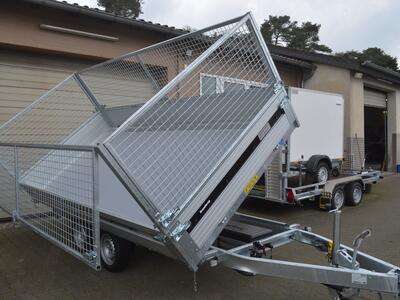 Brenderup 3 Seitenkipper 2700 Kg 3250x1800x800 mm TT5325ATB Bordwandaufsatz