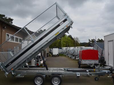 Brenderup 3 Seitenkipper 2700 Kg 3250x1800x800 mm TT5325ATB Bordwandaufsatz