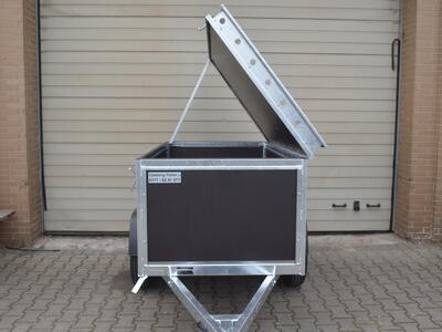 VDM Trailers Deckelanhänger 750 Kg 200x100x64 braun