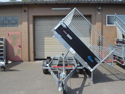 Debon PW3.3 E 3 Seitenkipper 3500 Kg 330x186x95 Laubgitter