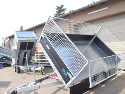 Debon PW3.3 E 3 Seitenkipper 3500 Kg 330x186x95 Laubgitter