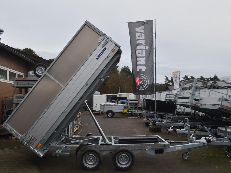 Saris Heckkipper 2700 Kg 3060x1840x900 mm E&H Pumpe Bordwandaufsatz geschlossen