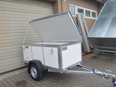 VDM Trailers Deckelanhänger 750 Kg 200x100x64 weiss
