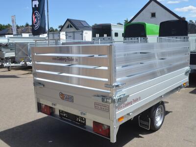 Saris Heckkipper K1 1500 Kg 2560x1500x800 Handpumpe Aluaufbau