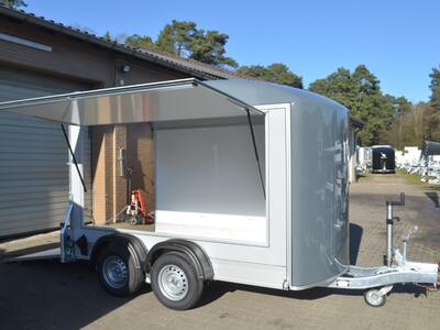 Debon Roadster C500 Foam 2000 Kg 313x166x201 Seitenklappe Eisengrau