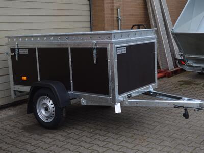 VDM Trailers Deckelanhänger 750 Kg 200x100x64 braun