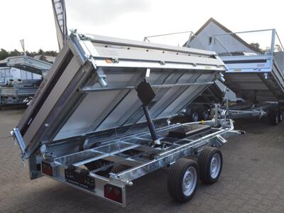 Brenderup 3 Seitenkipper 3500 Kg 325x180x35 TT5325ATB3500 perforierter Stahlboden