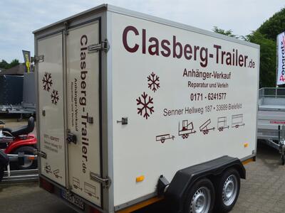 Mietanhänger 10 Kühlkoffer 2500 Kg 3000x1500x1800 mm