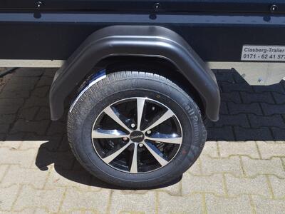 Brenderup 1205SUb 750 Kg 204x116x35 Black Edition