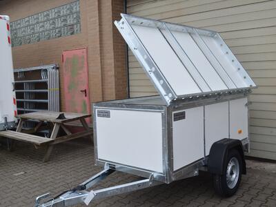 VDM Trailers Deckelanhänger 750 Kg 200x100x64 weiss