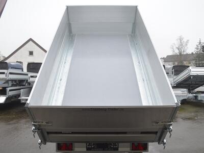 Brenderup 3 Seitenkipper 2700 Kg 3250x1800x800 mm TT5325ATB Bordwandaufsatz
