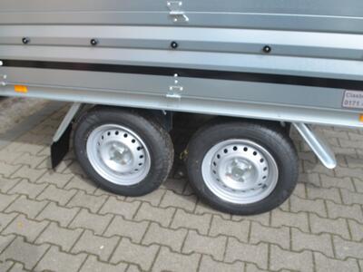 Brenderup Hochlader 1300 Kg 2500x1420x700 mm 3251STB1300 doppelte Bordwände