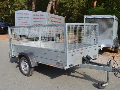 Mietanhänger Laubgitter 750 Kg 2510x1260x1000 mm