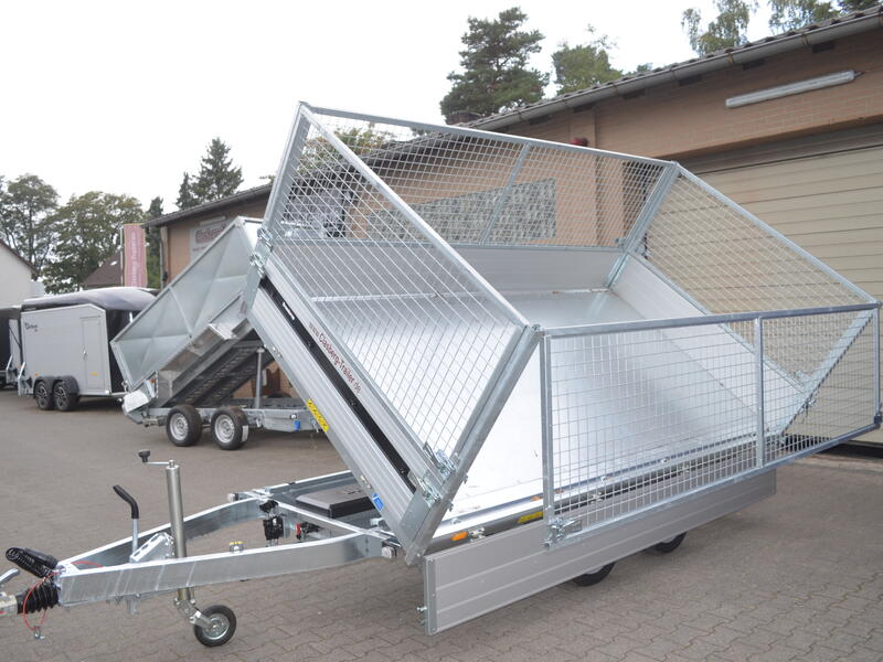 Brenderup 3 Seitenkipper 3500 Kg 325x180x115 TT5325ATB3500 perforierter Stahlboden Laubgitter