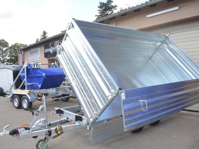 Saris 3 Seitenkipper 3500 Kg 360x176x100 E+H Pumpe Aufsatzwände Stahl