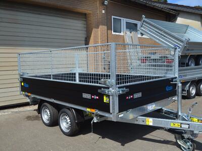 Debon PW3.3 E 3 Seitenkipper 3500 Kg 330x186x95 Laubgitter