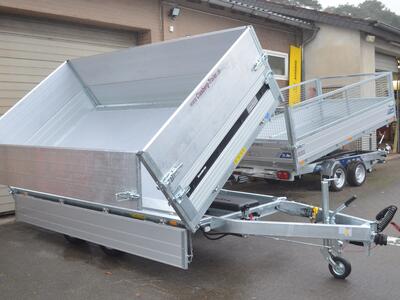 Brenderup 3 Seitenkipper 2700 Kg 3250x1800x800 mm TT5325ATB Bordwandaufsatz