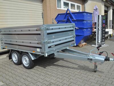 Brenderup Hochlader 1300 Kg 2500x1420x700 mm 3251STB1300 doppelte Bordwände