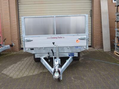 Saris Heckkipper 2700 Kg 3060x1840x900 mm E&H Pumpe Bordwandaufsatz geschlossen