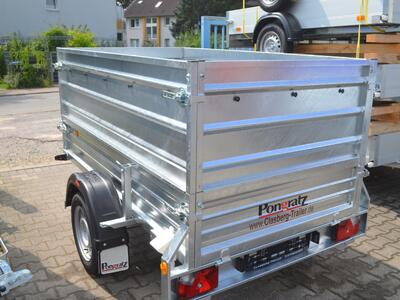 Mietanhänger 7 Aufsatz 1300 Kg 2230x1250x1000 mm