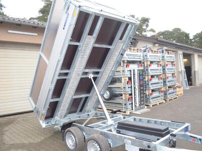 Saris Heckkipper 2700 Kg 3060x1840x900 mm E&H Pumpe Bordwandaufsatz geschlossen