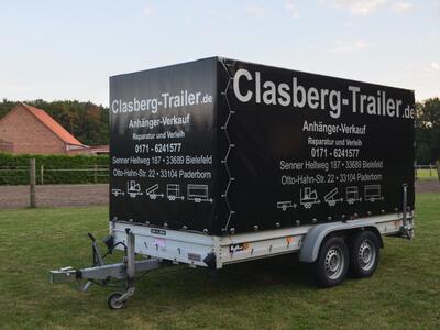 Mietanhänger 12 Plane 2600 Kg 4000x1950x1900 mm