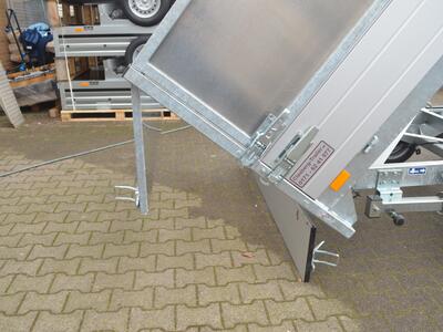 Saris Heckkipper 2700 Kg 3060x1840x900 mm E&H Pumpe Bordwandaufsatz geschlossen