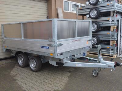 Saris Heckkipper 2700 Kg 3060x1840x900 mm E&H Pumpe Bordwandaufsatz geschlossen