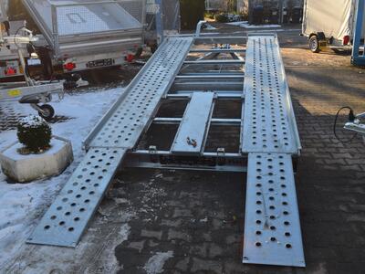 Mietanhänger 16 Autotransporter 3000 Kg 4000x2000