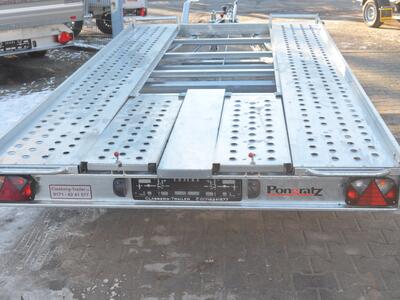 Mietanhänger 16 Autotransporter 3000 Kg 4000x2000