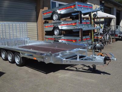 Vlemmix Baumaschinentransporter 3500 kg 400x180 3 Achsen