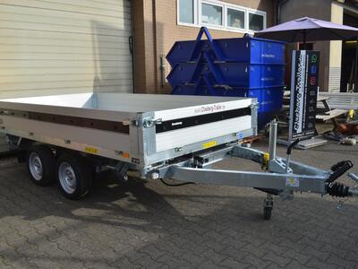 Brenderup 3 Seitenkipper 3500 Kg 325x180x35 TT5325ATB3500 perforierter Stahlboden