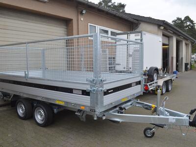 Brenderup 3 Seitenkipper 2700 Kg 3250x1800x800 mm TT5325ATB Bordwandaufsatz