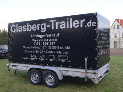 Mietanhänger 12 Plane 2600 Kg 4000x1950x1900 mm