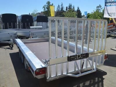 Vlemmix Baumaschinentransporter 3500 kg 400x180 3 Achsen