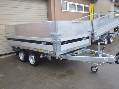 Brenderup 3 Seitenkipper 2700 Kg 3250x1800x800 mm TT5325ATB Bordwandaufsatz