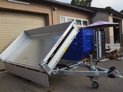 Brenderup 3 Seitenkipper 3500 Kg 325x180x35 TT5325ATB3500 perforierter Stahlboden