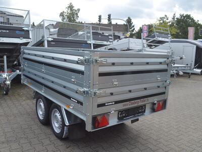 Brenderup Hochlader 1300 Kg 2500x1420x700 mm 3251STB1300 doppelte Bordwände