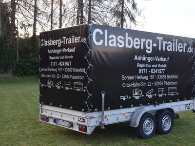 Mietanhänger 12 Plane 2600 Kg 4000x1950x1900 mm