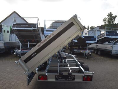 Brenderup 3 Seitenkipper 3500 Kg 325x180x35 TT5325ATB3500 perforierter Stahlboden