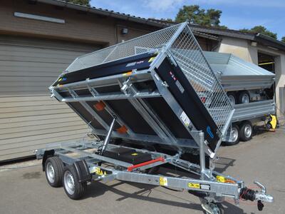 Debon PW3.3 E 3 Seitenkipper 3500 Kg 330x186x95 Laubgitter