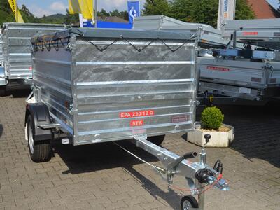 Mietanhänger 7 Aufsatz 1300 Kg 2230x1250x1000 mm