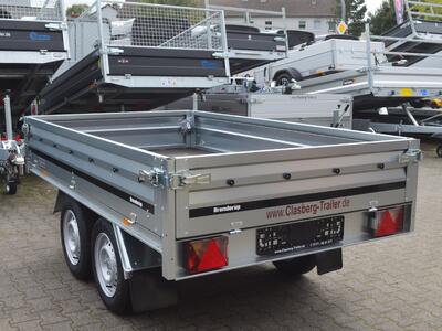 Brenderup Hochlader 1300 Kg 2500x1420x350 mm 3251STB1300