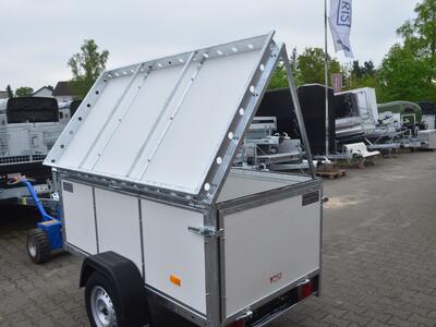 VDM Trailers Deckelanhänger 750 Kg 200x100x64 weiss